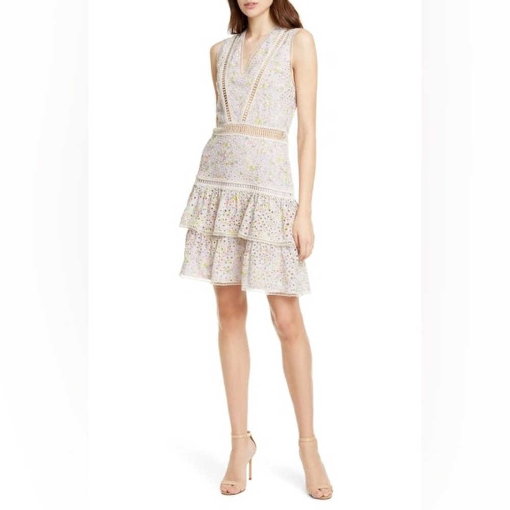 Alice + Olivia Tonie Daisy Confetti Dress BNWT SZ 4